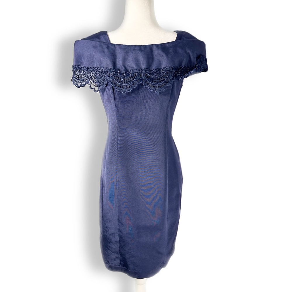 jessica howard blue lace dress Princess Short Sleeve Navy Sheath Women's Size 8 Rayon/Nylon Nov-MTS-Price-Adjust 22 of the Most Size:50R Coat - 44 Waist (+$10)